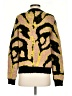 Le Superbe Animal Print Zebra Print Tan Gold Cardigan Size XS - photo 2