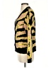 Le Superbe Animal Print Zebra Print Tan Gold Cardigan Size XS - photo 5
