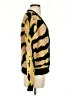 Le Superbe Animal Print Zebra Print Tan Gold Cardigan Size XS - photo 4