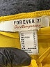 Forever 21 Contemporary 100% Polyester Solid Yellow Romper Size S - photo 4