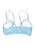 Unbranded Checkered-gingham Blue Swimsuit Top Size XL - photo 2