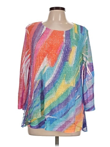 Jess & Jane 3/4 Sleeve Blouse (view 1)