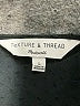 TeXTURE & THREAD Madewell Black Short Sleeve Blouse Size L - photo 7