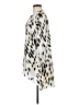 Chico's 100% Polyester Animal Print Ivory Long Sleeve Blouse Size Med (1) - photo 5