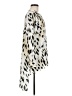 Chico's 100% Polyester Animal Print Ivory Long Sleeve Blouse Size Med (1) - photo 4