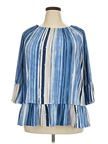 New Directions 3/4 Sleeve Blouse (view 1)