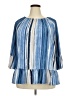 New Directions Blue 3/4 Sleeve Blouse Size 2X - photo 1