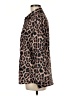 Unbranded Animal Print Brown Long Sleeve Blouse Size M - photo 5