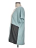 Bibi Color Block Teal Short Sleeve Top Size L - photo 5