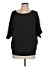 Quince Black Poncho Size L - photo 1