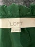 Ann Taylor LOFT 100% Polyester Green Short Sleeve Blouse Size S - photo 7