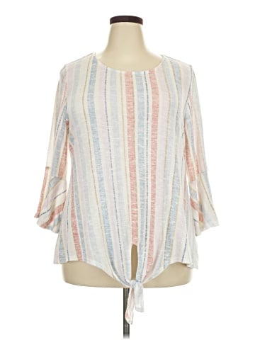 New Directions 3/4 Sleeve Blouse (view 1)