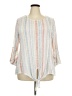 New Directions Ivory 3/4 Sleeve Blouse Size 2X - photo 1