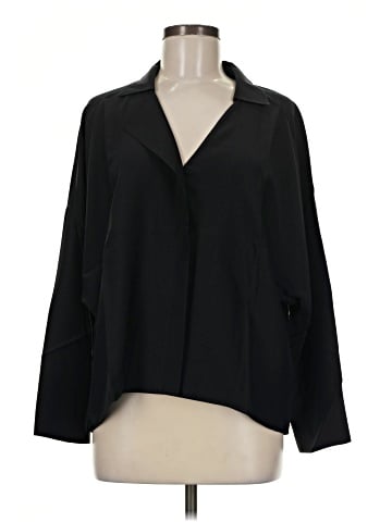 Banana Republic Long Sleeve Silk Top (view 1)