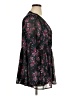 Torrid 100% Polyester Black Long Sleeve Blouse Size 1X Plus (1) - photo 4