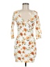 Forever 21 Floral White Cocktail Dress Size M - photo 1