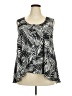 Style&Co 100% Polyester Black Sleeveless Blouse Size XXL - photo 1