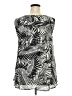 Style&Co 100% Polyester Black Sleeveless Blouse Size XXL - photo 2
