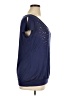 Ashley Stewart Stars Blue Short Sleeve Top Size 14 - 16 Plus - photo 4