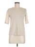 Vince. Ivory Short Sleeve Turtleneck Size M - photo 1