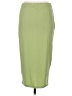 Shein Solid Green Casual Skirt Size 8 - 10 - photo 2