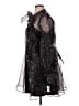 BCBG 100% Polyester Floral Black Cocktail Dress Size 14 - photo 5