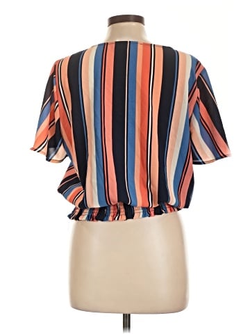 MICHAEL Michael Kors Short Sleeve Blouse (view 2)