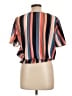 MICHAEL Michael Kors Orange Short Sleeve Blouse Size L - photo 2
