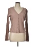 Wrap 100% Cotton Tan Cardigan Size 10 - photo 1