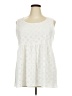 chic soul (chicsoul.com) White Sleeveless Blouse Size 3XL - photo 1