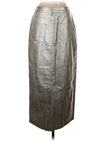 WAYF Faux Leather Skirt (view 2)