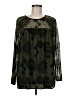 Entro Green Long Sleeve Blouse Size M - photo 1