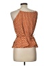 Leith 100% Polyester Orange Sleeveless Top Size L - photo 2