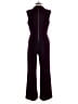 Calvin Klein 100% Polyester Solid Burgundy Jumpsuit Size 10 - photo 2