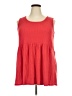 chic soul (chicsoul.com) Red Sleeveless Blouse Size 3X - photo 1