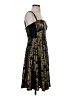 Nanette Lepore 100% Polyester Paisley Black Cocktail Dress Size 2 - photo 4