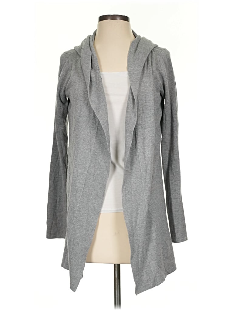 Pre-owned Red Cardigan Sweater In Gray