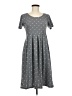 Unbranded Polka Dots Gray Casual Dress Size M - photo 1