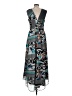 Harlyn 100% Polyester Paisley Gray Casual Dress Size M - photo 2