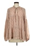 Unbranded Brown Long Sleeve Blouse Size M - photo 1