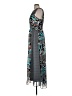 Harlyn 100% Polyester Paisley Gray Casual Dress Size M - photo 5