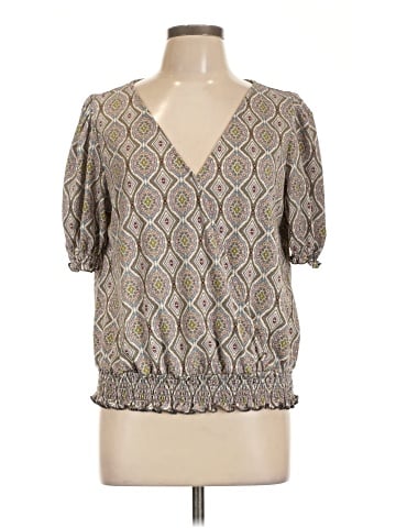 MELLODAY Short Sleeve Blouse (view 1)
