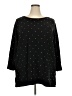 Ruby Rd. Polka Dots Black Pullover Sweater Size 3X - photo 1