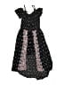 Justice Paisley Black Dress Size 12 - photo 1