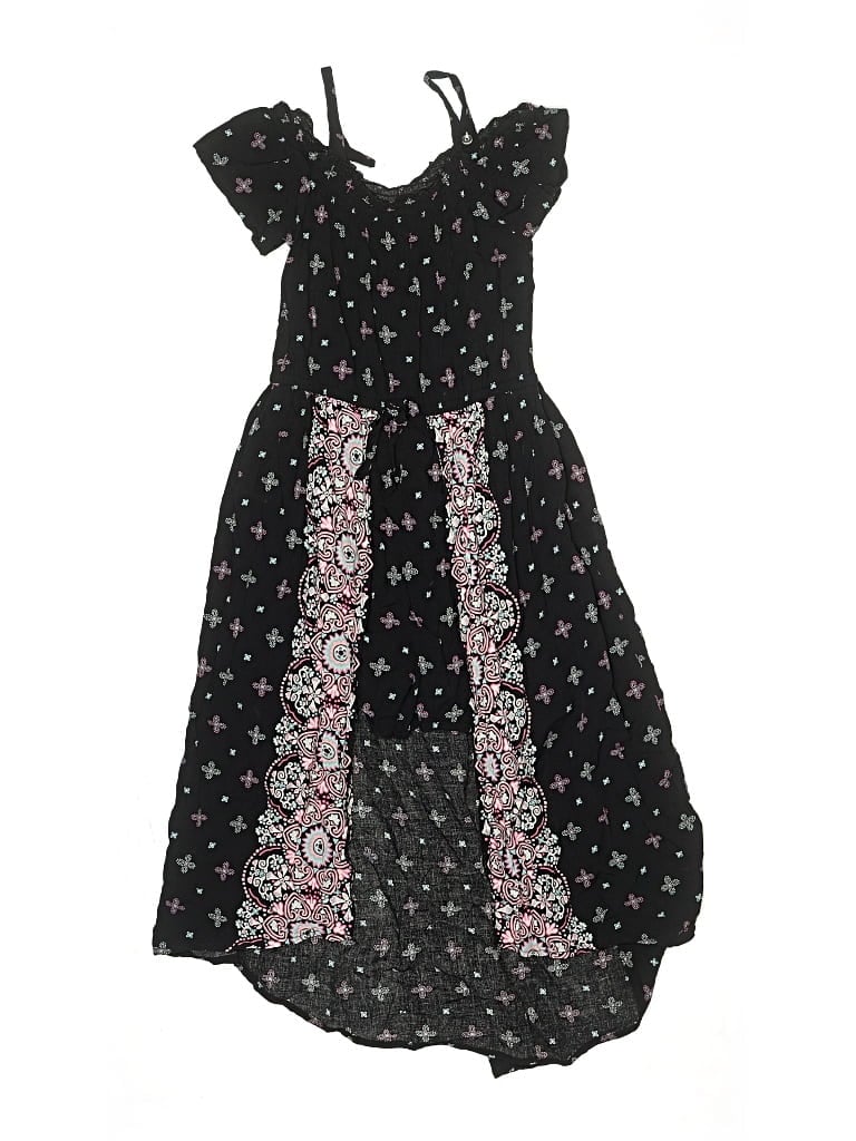 Pre-owned Justice Kids' Dress In Black