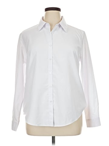 Unbranded Long Sleeve Button-Down Shirt (view 1)