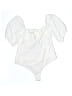Lulus 100% Polyester White Bodysuit Size XL - photo 2