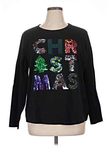 Draper's & Damon's Long Sleeve Top (view 1)