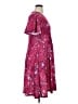 Assorted Brands Print Burgundy Casual Dress Size XL - photo 4