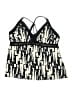 Unbranded Graphic Black Swimsuit Top Size 3X - photo 1